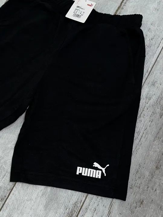 Bermuda Puma Moletom - Preto - Foto 2