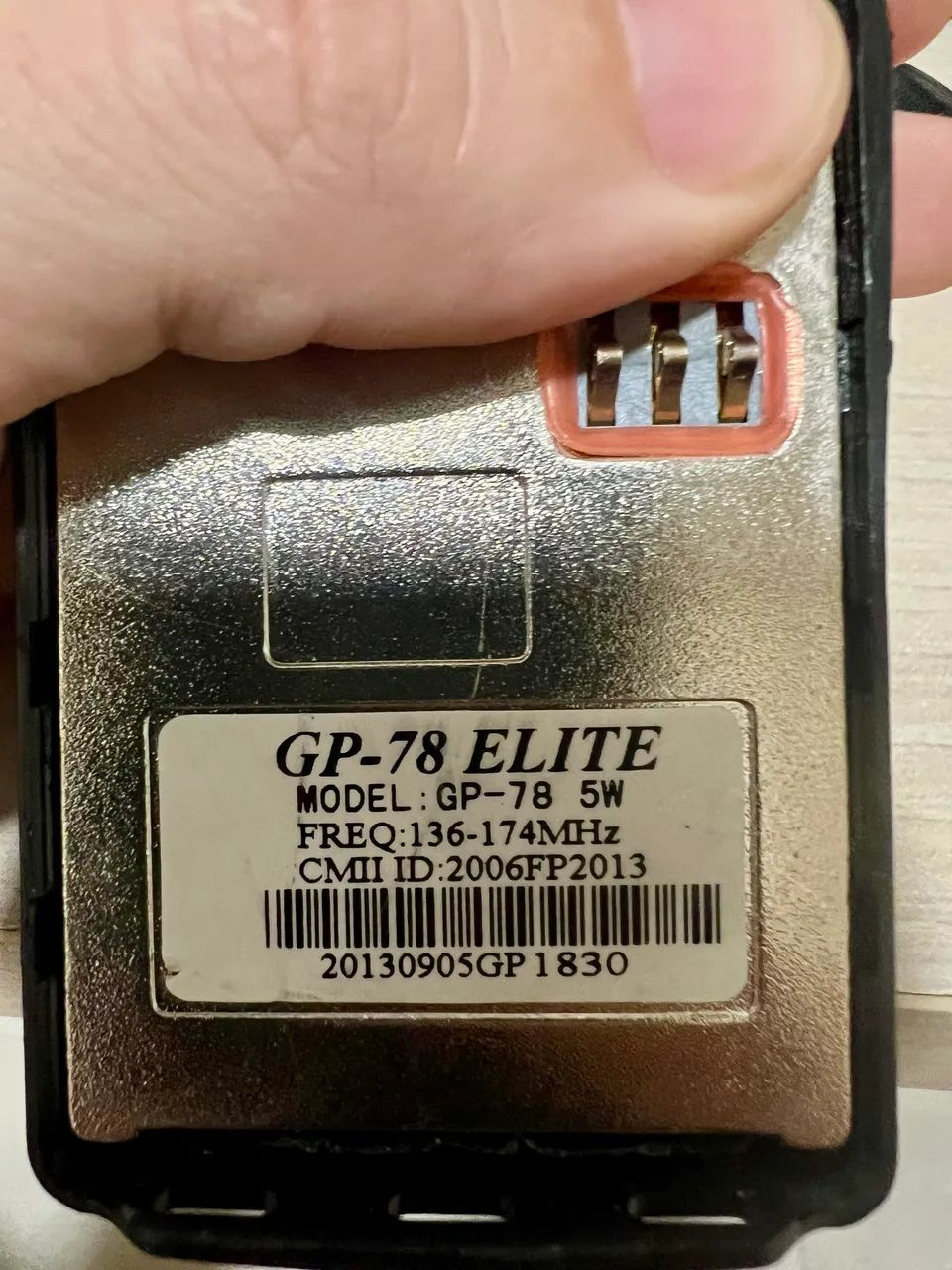 Rádio HT VHF GP-78 Elite (Raridade) - Foto 4