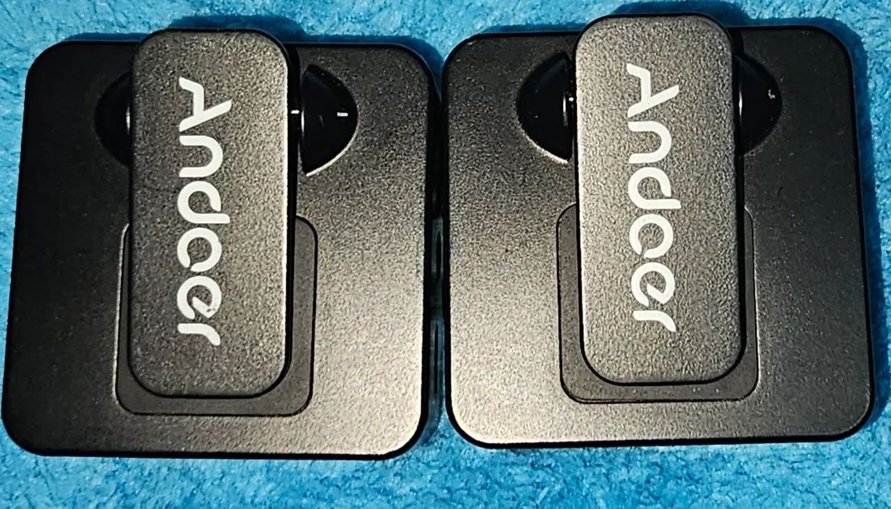 Microfone Sem Fio para Celular - Gravação de Áudio de Alta Qualidade marca Andoer - Foto 5