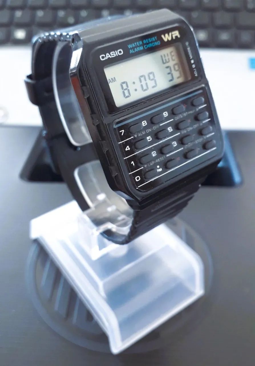 Relógio Casio CA-53W - Calculation DW. Um ícone dos anos 80. Original (Usado). - Foto 3