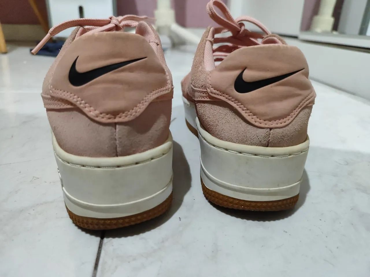 Tênis Nike Air Force 1 Rosa - Foto 3