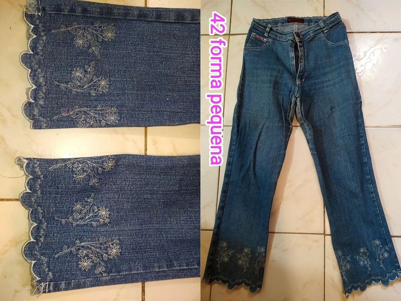 Lote de Calças Jeans - R$120 - Foto 4
