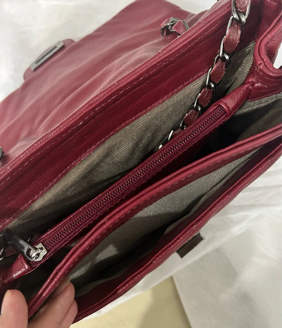 Bolsa de couro legítimo - Foto 3