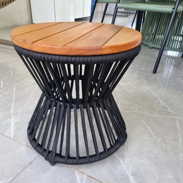 MESA DE APOIO TAMPO DE  MADEIRA - Foto 3