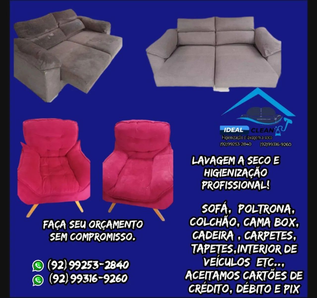Higienização e lavagem a seco  - Foto 5