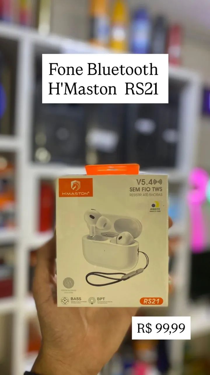 Fone Bluetooth Hmaston RS21