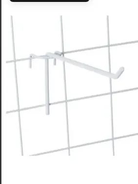 Gancho para tela 20cm - 60 unidades Branco