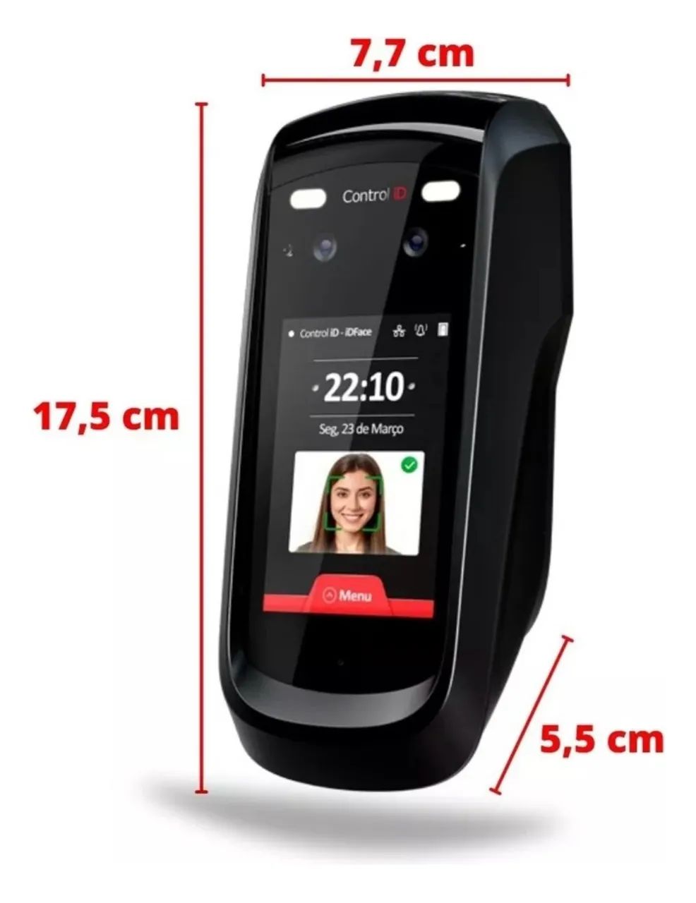 Relógio de Ponto Facial Control ID