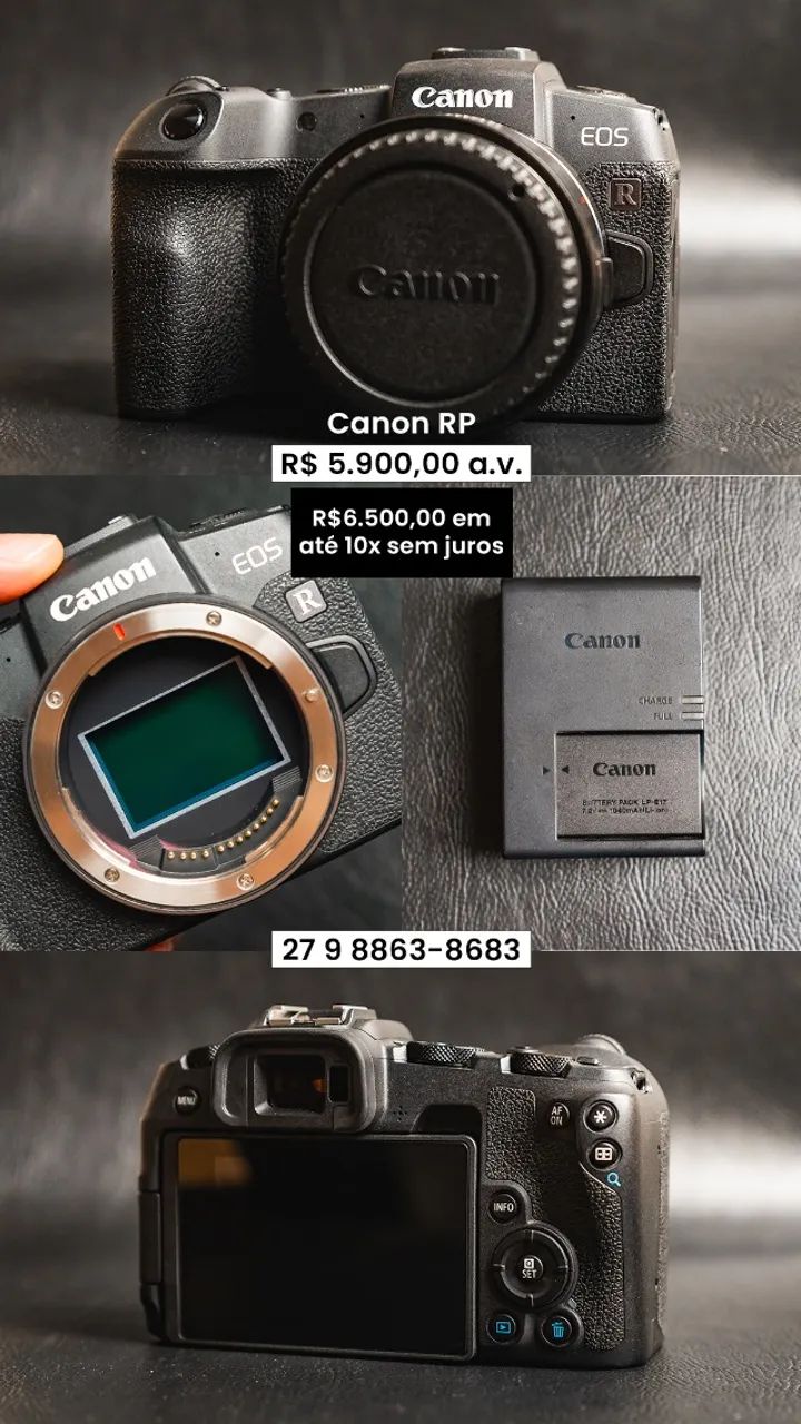 Câmera full frame Canon RP - Foto 6