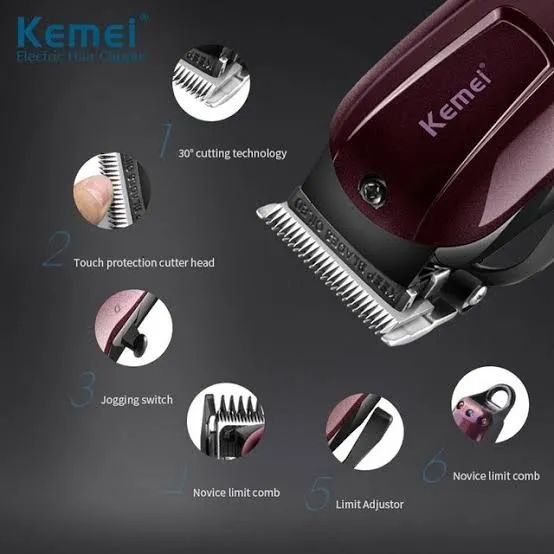Máquina de Cortar Cabelo Profissional Kemei KM-2600 - Foto 4