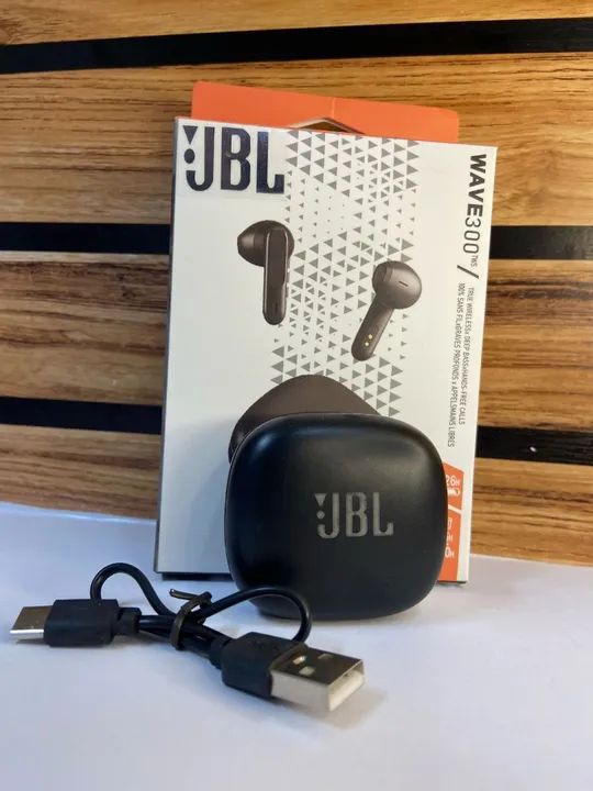 FONE JBL PRETO WAVE 300 TWS TRUE WIRELESS HEADPHONE - Foto 2