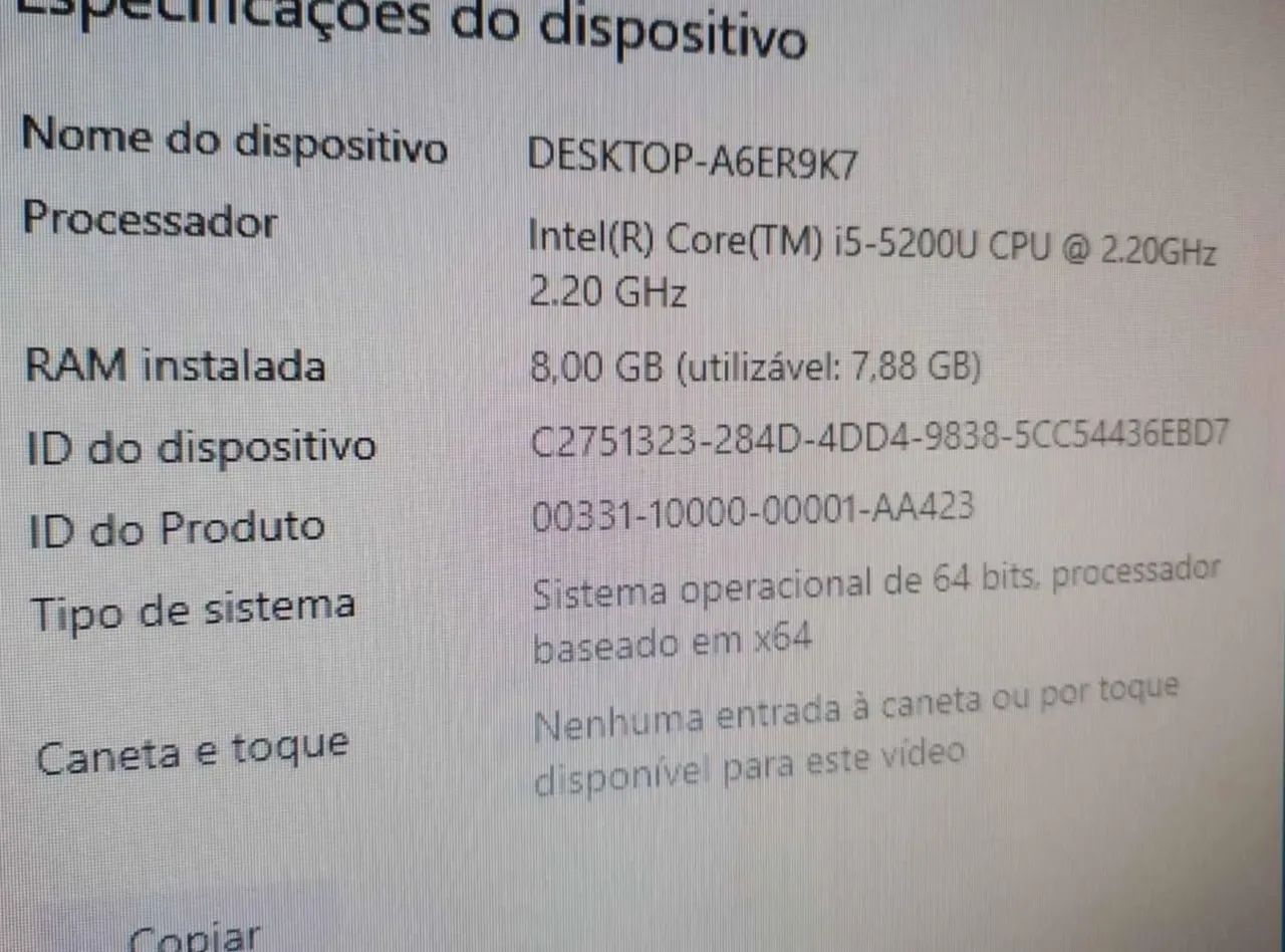 Computador Positivo Master i5 8gb SSD256GB  - Foto 3
