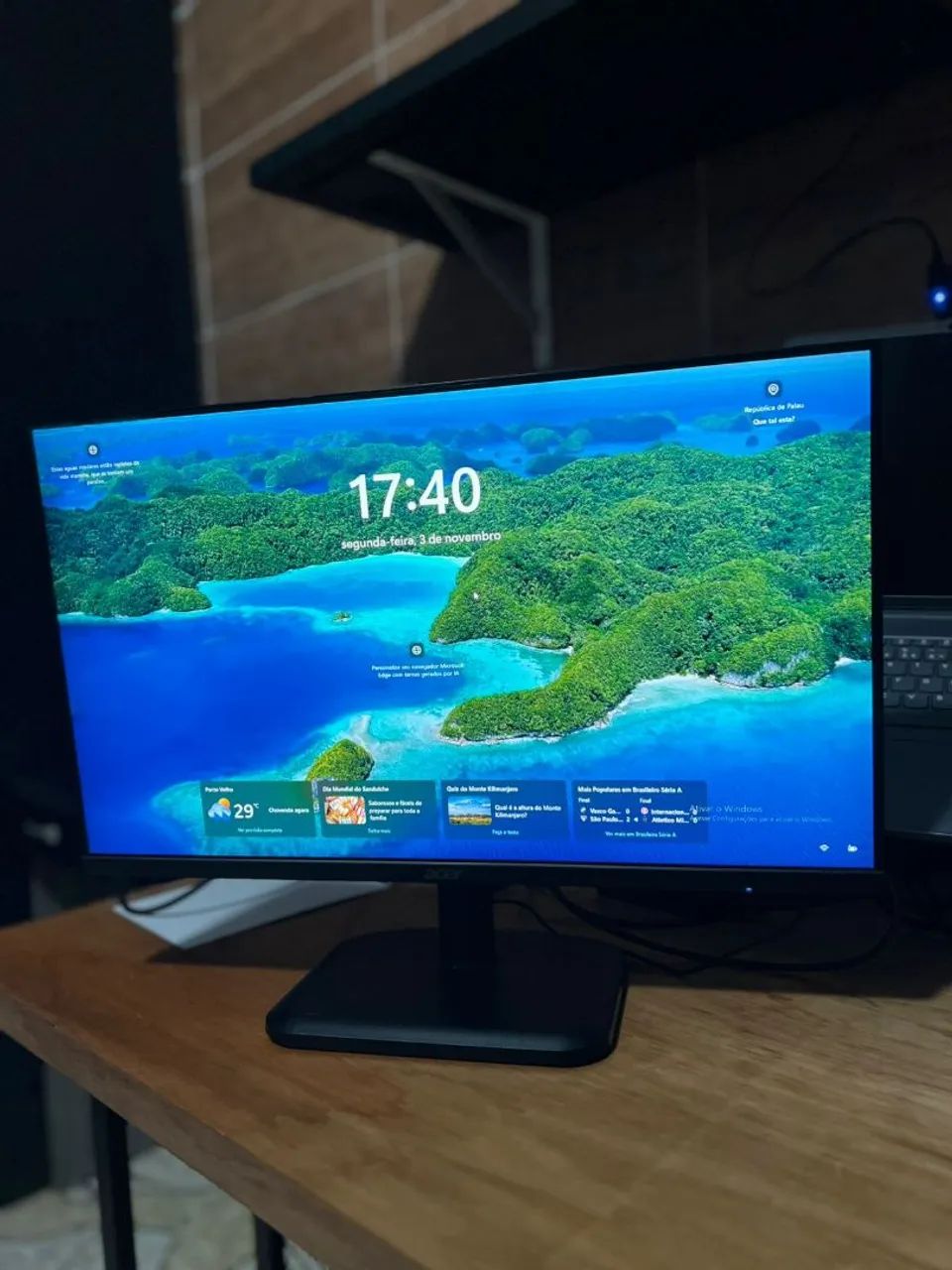 Monitor acer 24" ips EK241Y Ebi - usado em perfeito estado