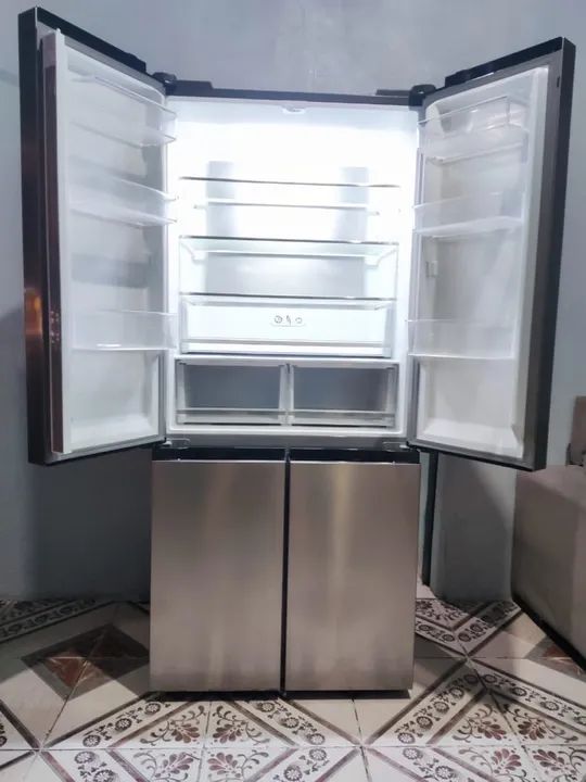 Geladeira Midea Inverter 482 Litros Painel Digital Inox Novíssimo Aceito Cartão  - Foto 4