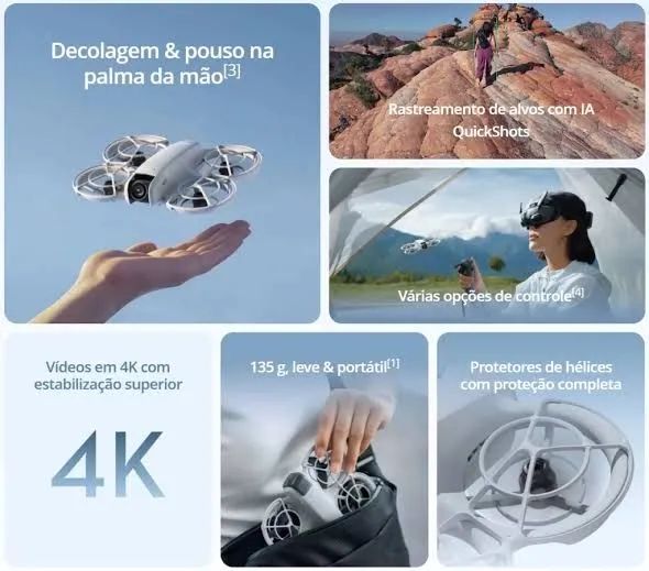 Drone DJI NEO Fly More - 3 Baterias e controle - Foto 3