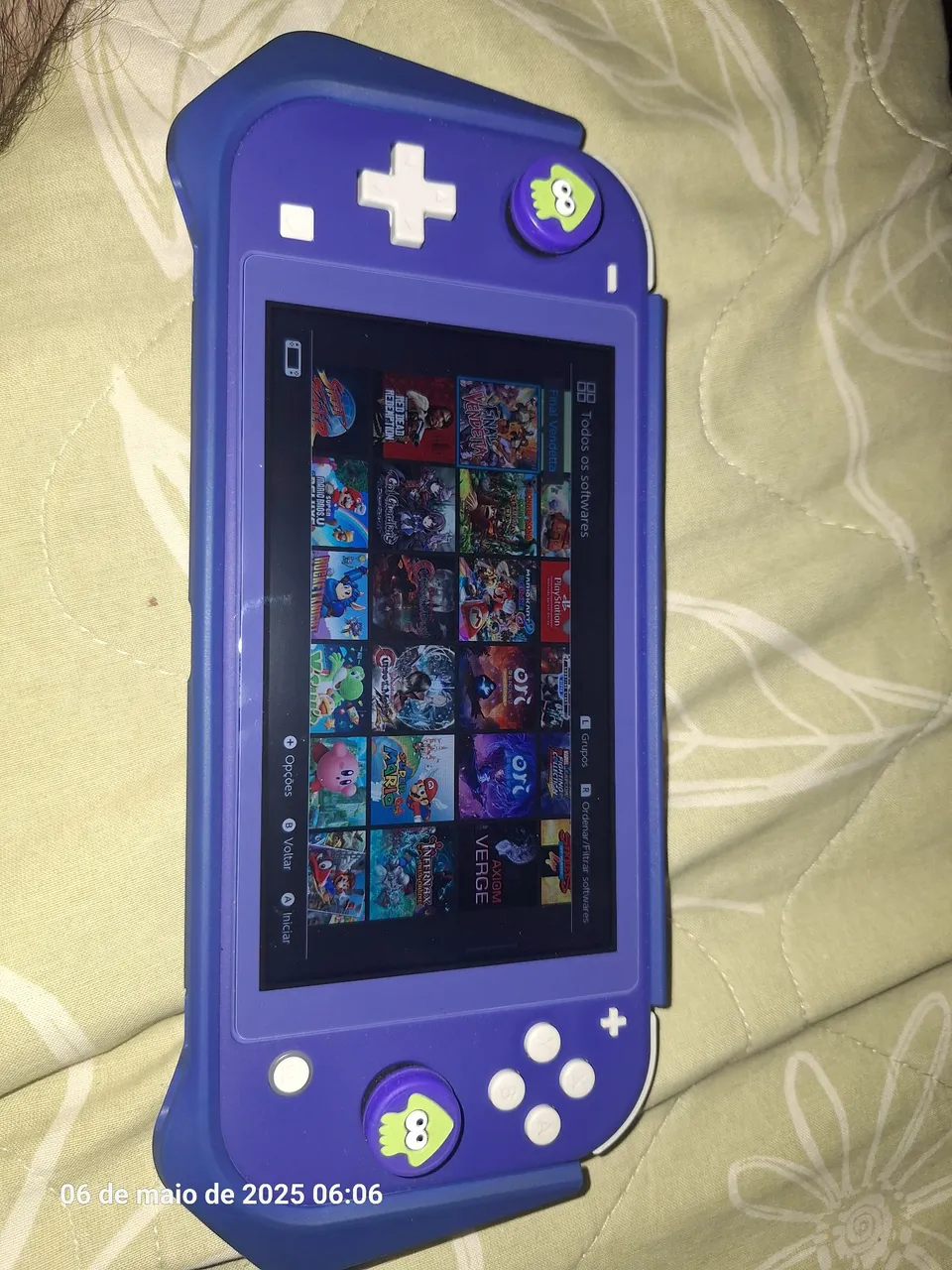 NINTENDO SWITCH LITE DESBLOQUEADO COM CARTAO DE 512 GB