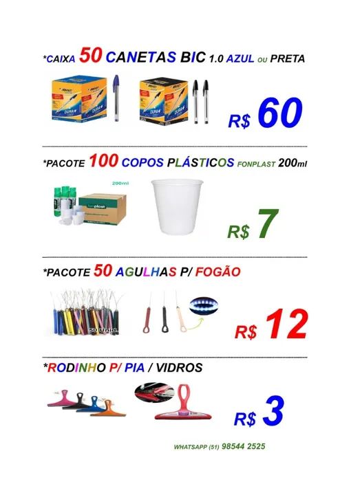 Caixa 50 Unids Brown ou Branca Grande a Melhor Veja Itens P/ Revenda Entregamos - Foto 5