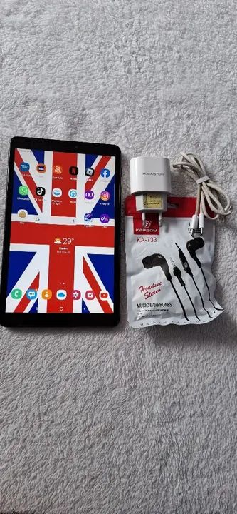 Tablet Samsung tab A 8.0 32Gbs 3gbs ram Chip 4G faz ligacao - Foto 4