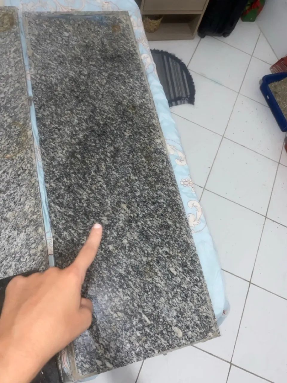 Placa de Granito Cinza 1,20m X 0,40cm