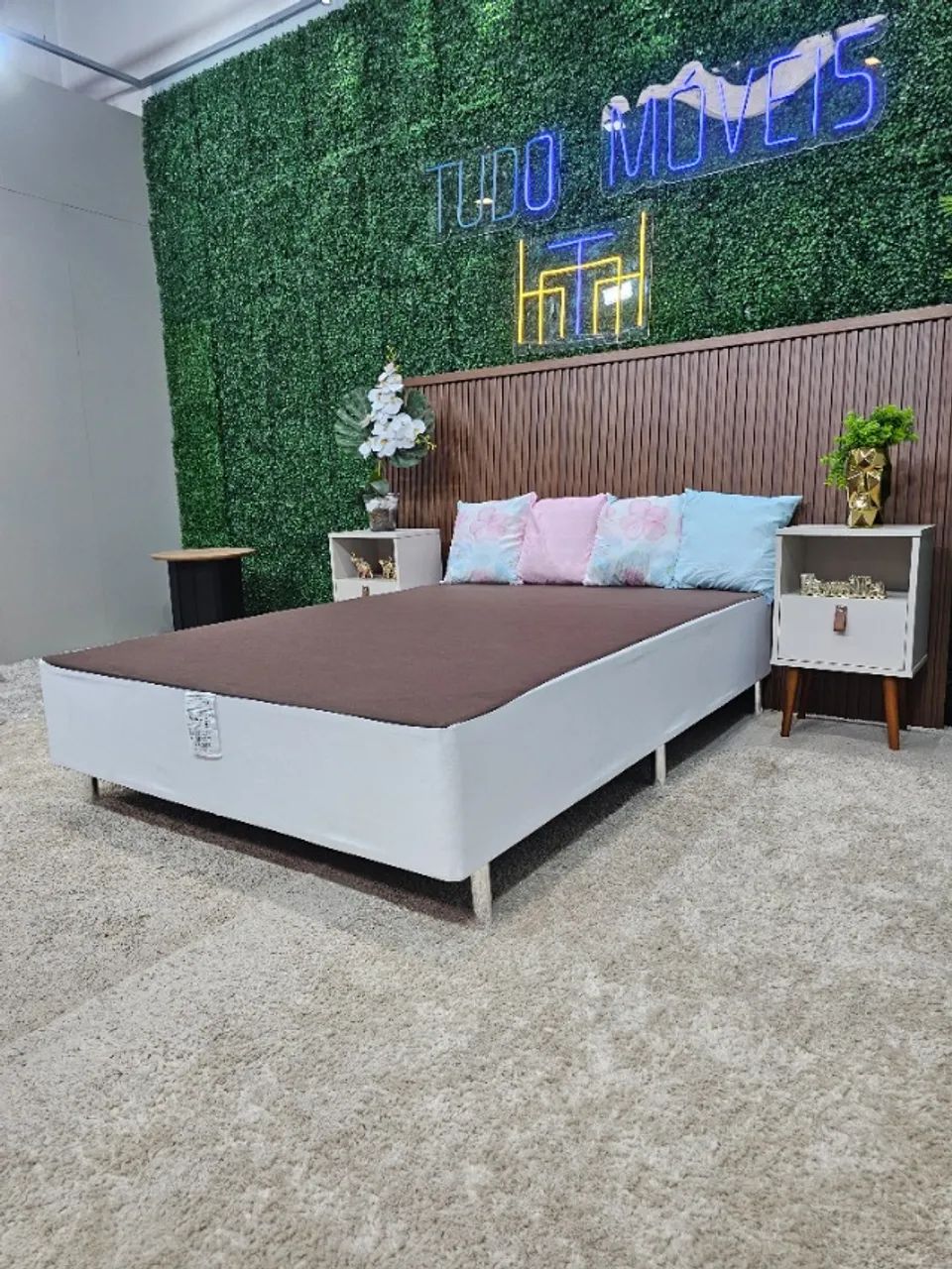 INSTA @TUDO_MOVEIS BASE BOX CASAL ORTOBOM EM CORINO - Foto 3