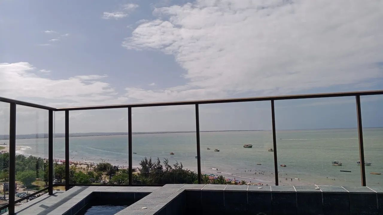 Flat Pé Na Areia Mobiliado em Cabedelo vista Mar Definitiva Piscina Cobertura - Foto 7