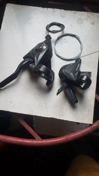 Alavanca  passador de marcha dianteira para bike  - Foto 3