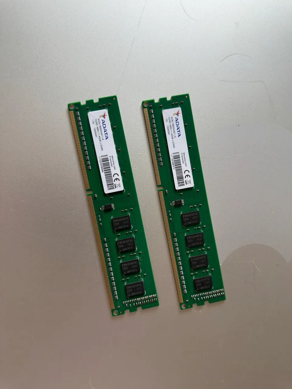 Memória RAM 2x 4GB DDR3 1600mhz