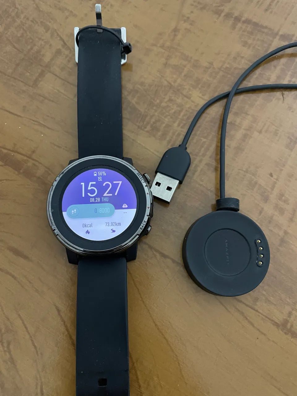 Relógio Amazfit Stratos 3 - Ótimo para atividade física  - Foto 4