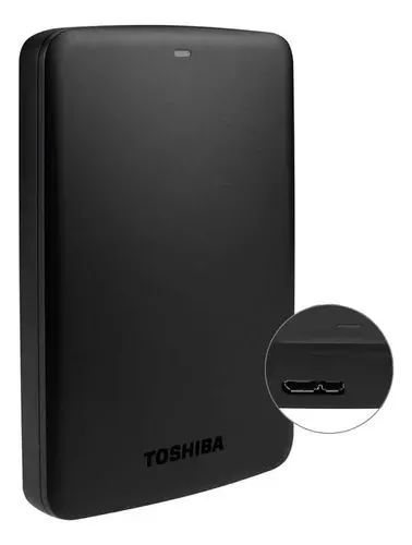 HD Externo Toshiba 1TB Preto - Foto 2