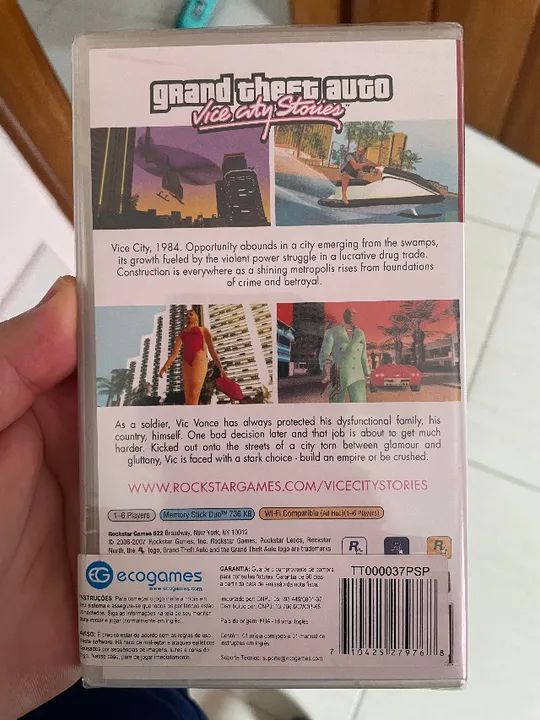 Grand Theft Auto Gta Vice City Stories Psp Original Lacrado - Foto 3