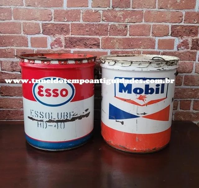 Latas óleo Antigas