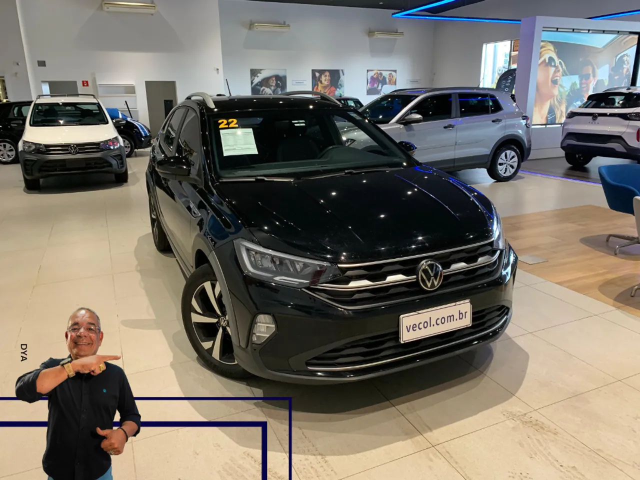 VOLKSWAGEN Nivus 1.0 4P FLEX 200 TSI HIGHLINE AUTOMÁTICO - 2022