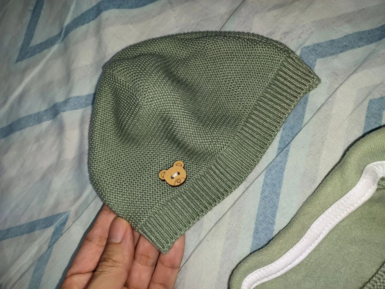 Saída maternidade- verde - 0 a 3 meses - Foto 2