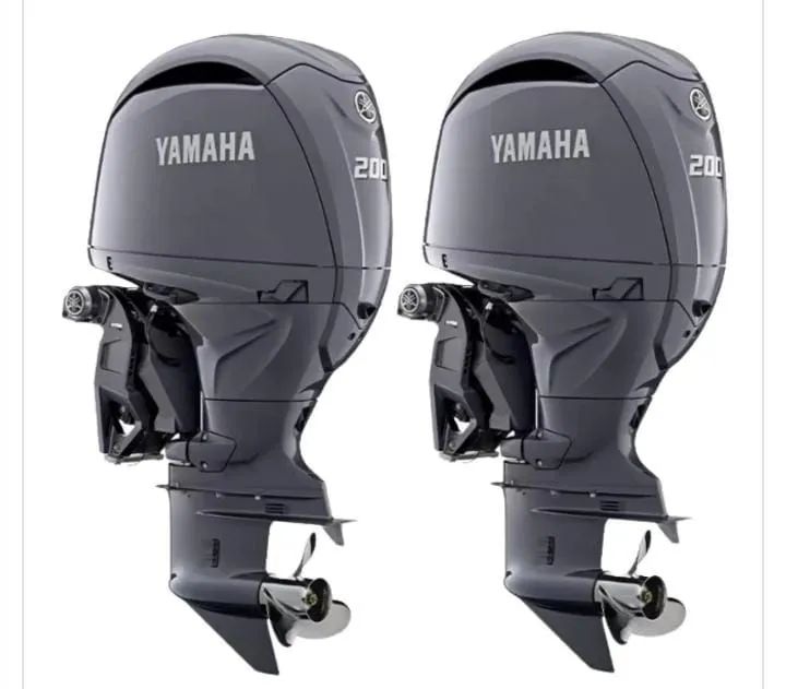 PARELHA YAMAHA 200hp P/ elétrica power Trim - Motor de popa novo 