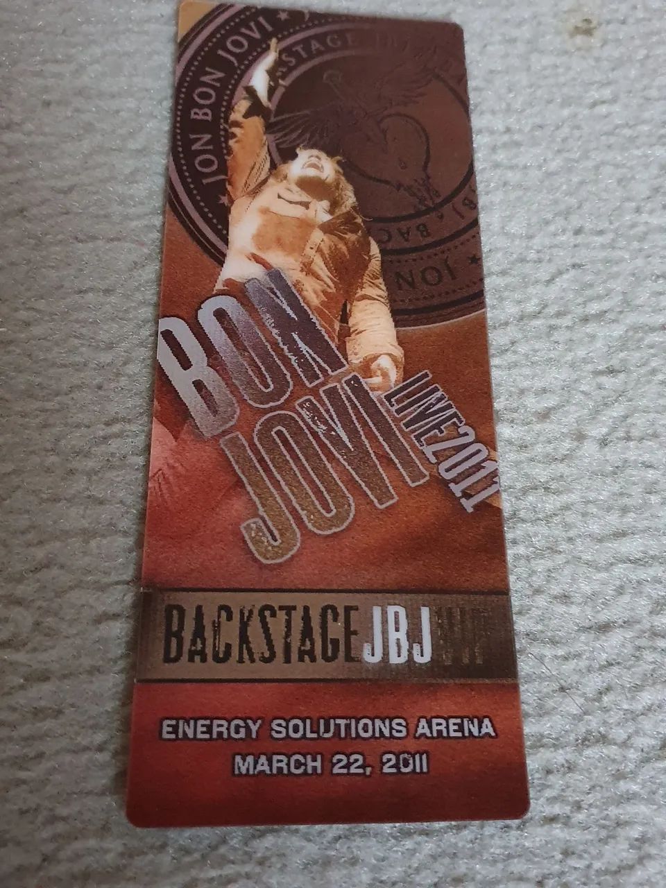 Laminado Bon Jovi Backstage