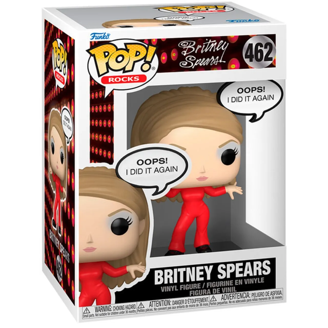 Funko Britney Spears - Oops! I Did It Again 462 + Case Plástica