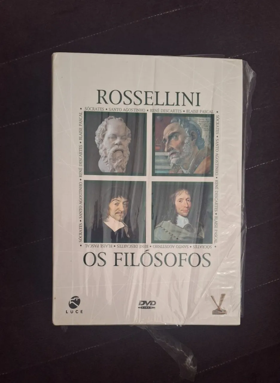 DVD Rossellini - Os Filósofos versátil