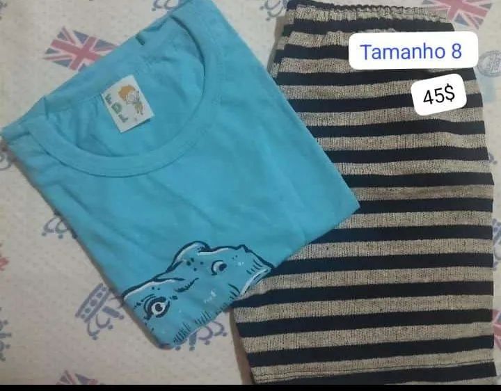Conjunto Infantil Dinossauro - Tamanho 8 - Foto 4