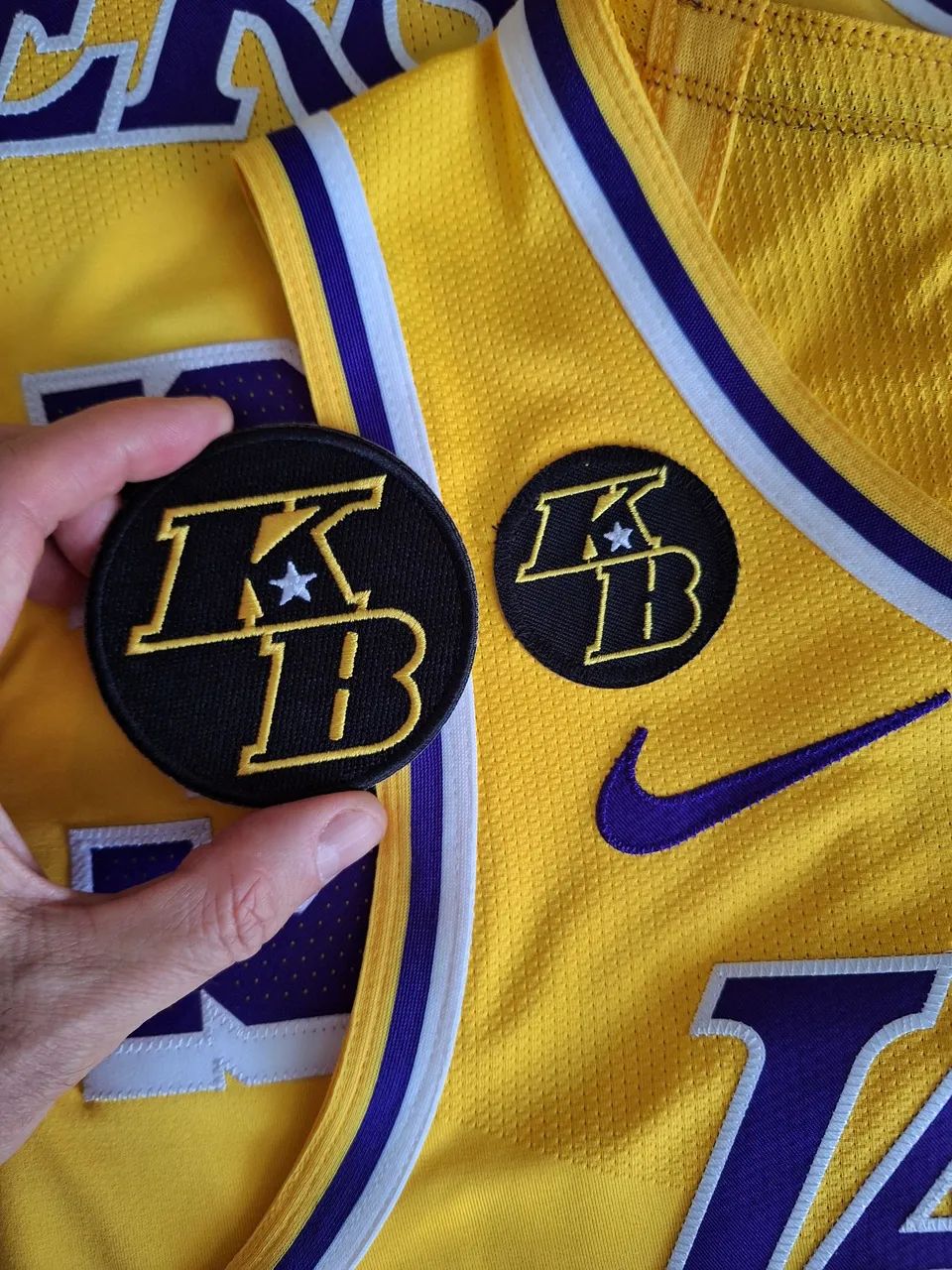 Kobe Bryant Memorial patch (bordado) temporada 2019-20 - Foto 2