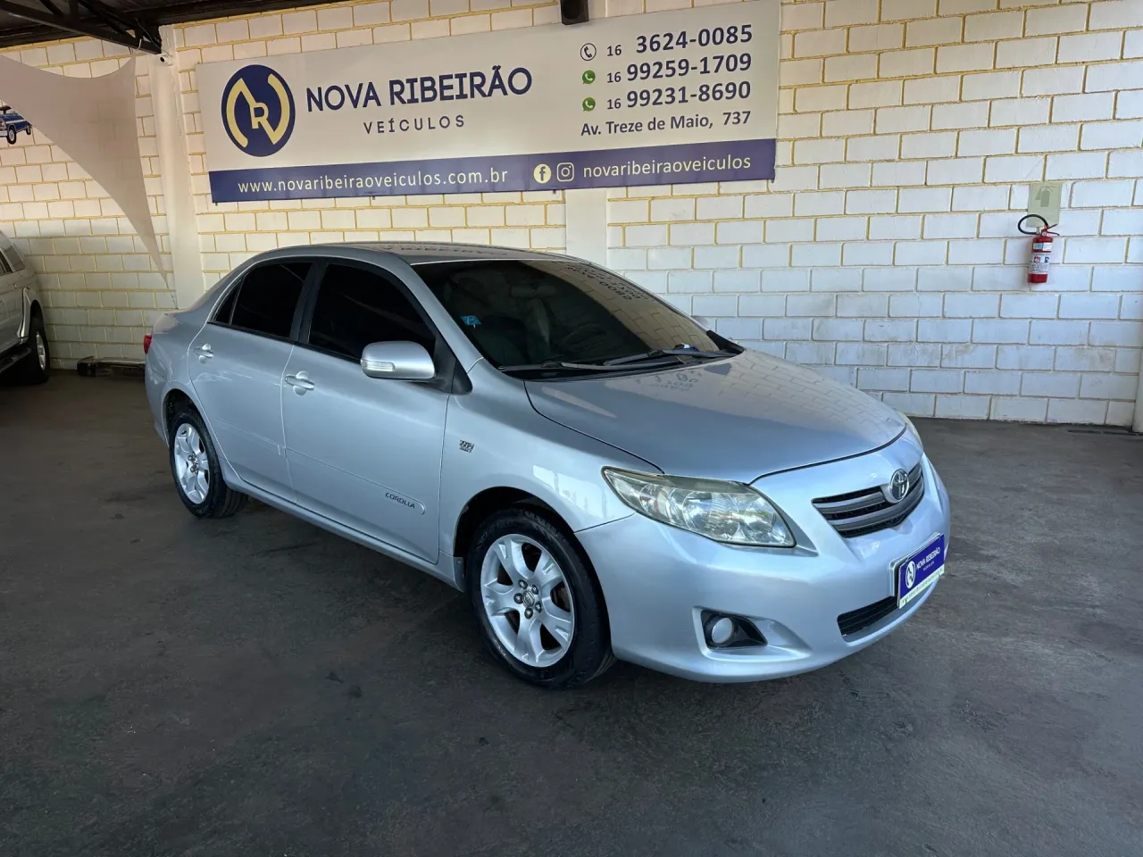 TOYOTA COROLLA 1.8 XEI 16V FLEX 4P AUTOMÁTICO PRATA 2010