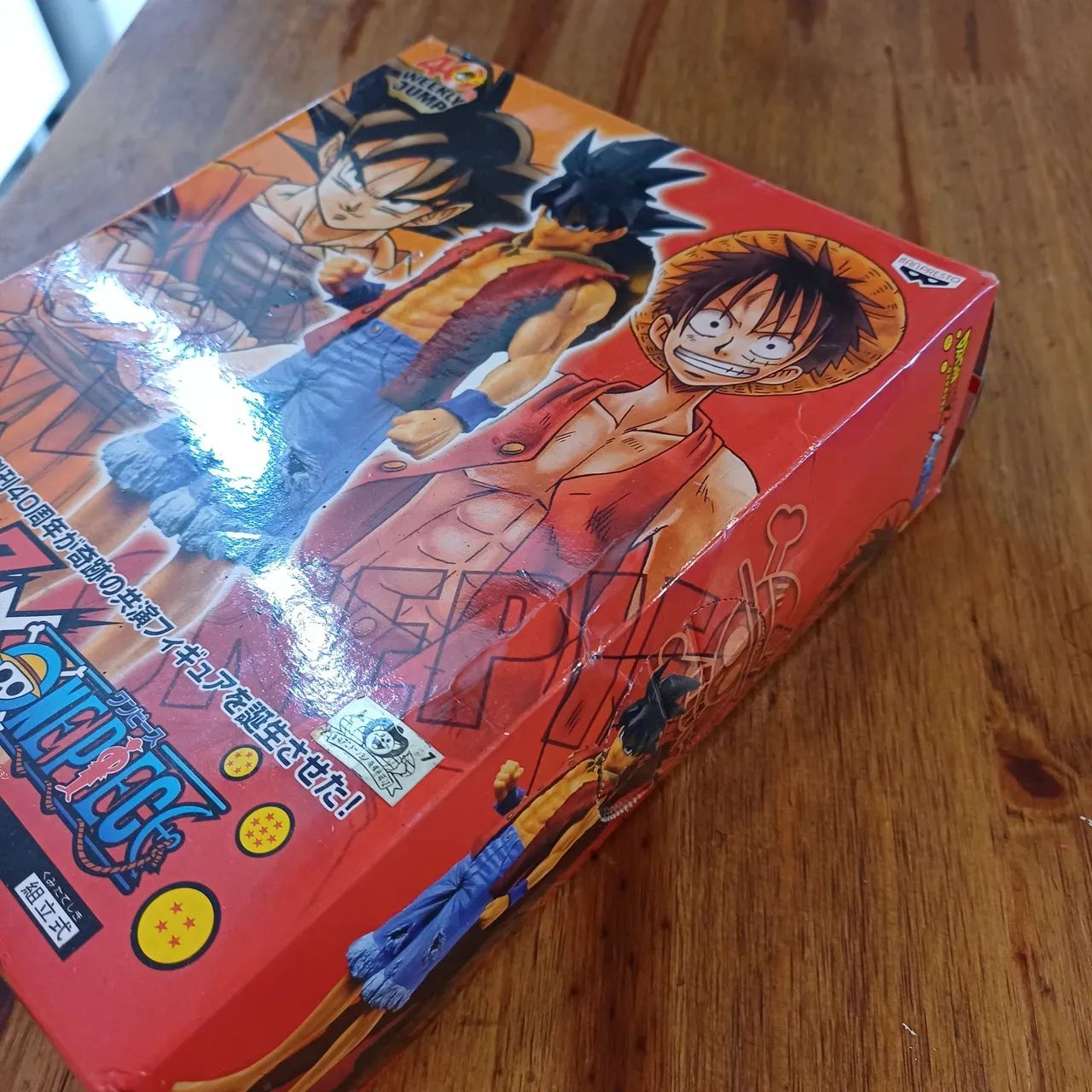 Action figure edição limitada Goku/luffy - Foto 5