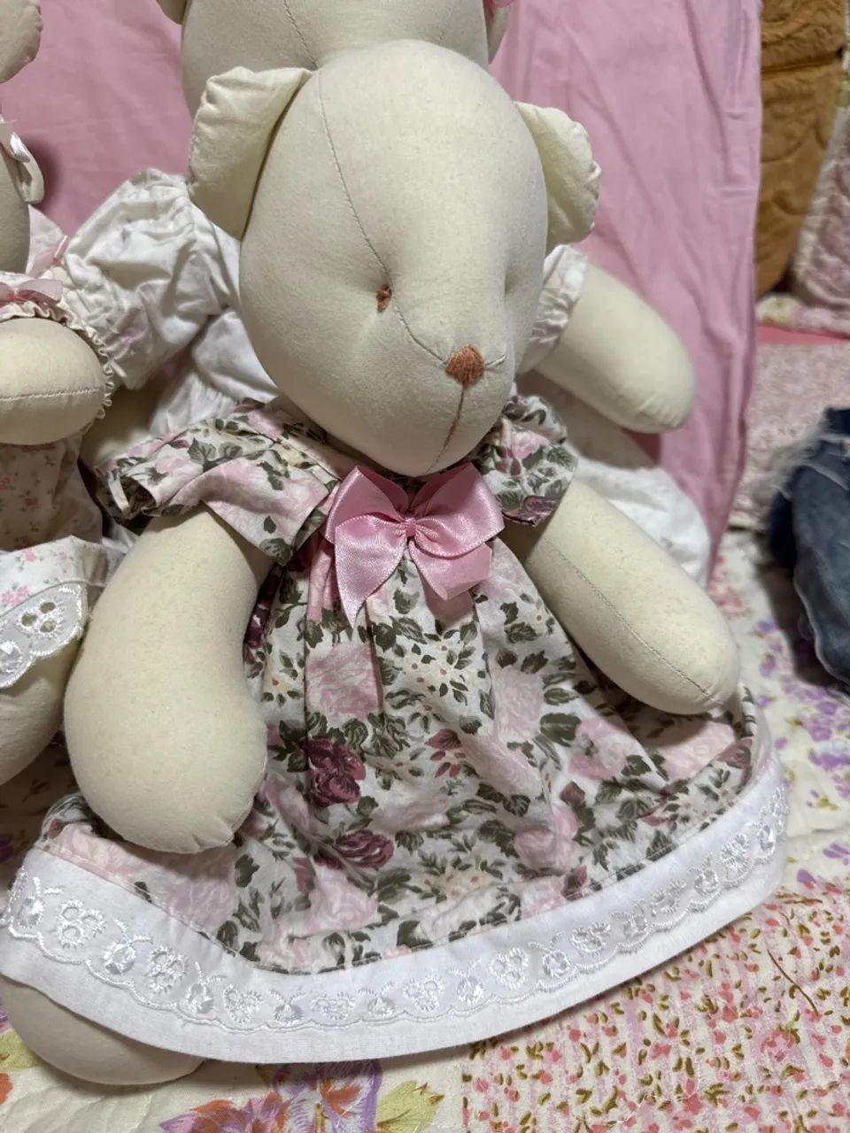 Kit de ursas para decoração de quarto de menina  - Foto 3