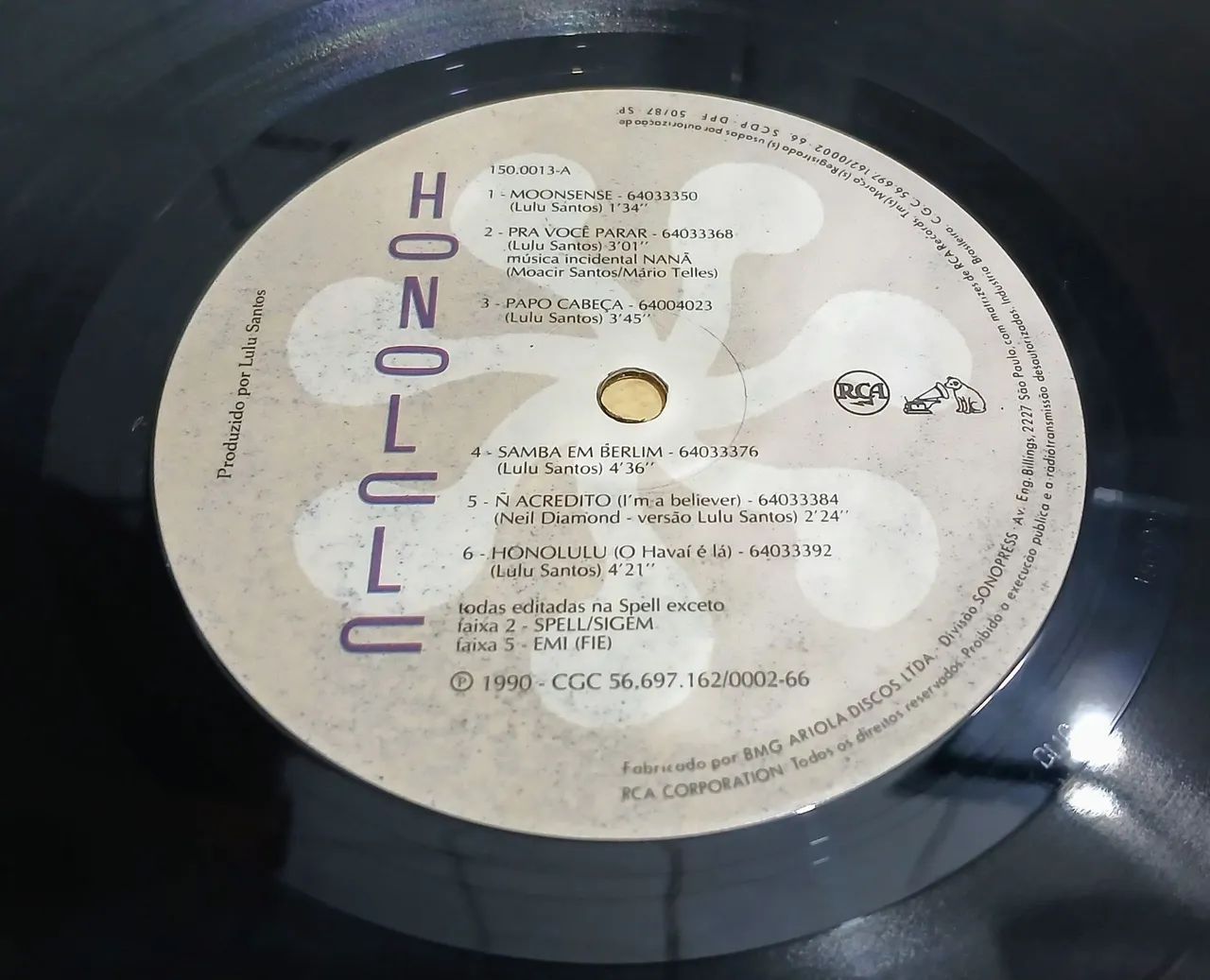 LP Disco de Vinil Lulu Santos - Honolulu - Foto 4