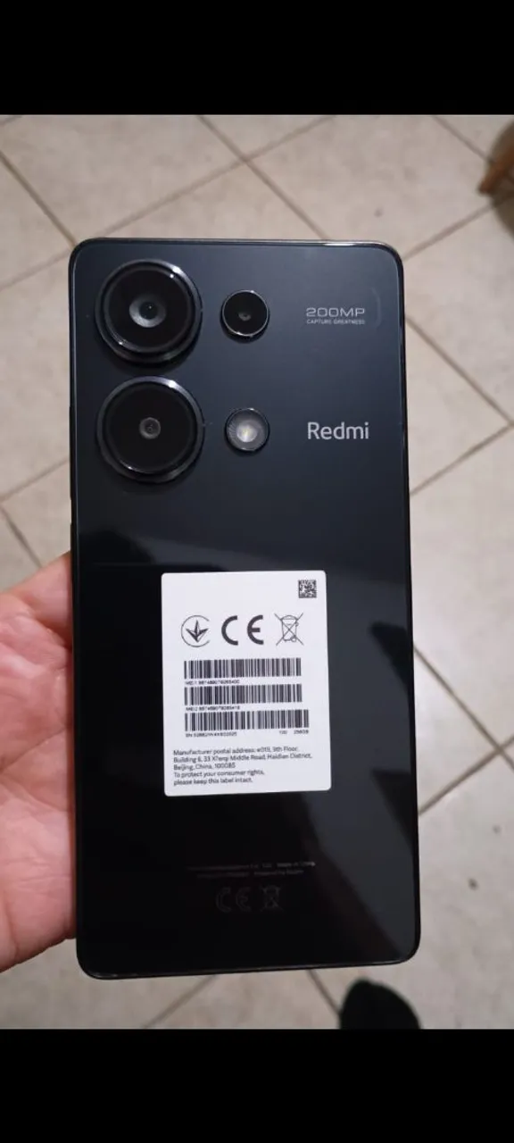 Celular Redmi not 13 Novo com nota fiscal