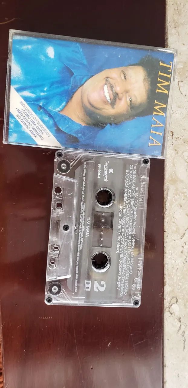 Fita K7 Tim Maia Como uma onda no Mar 1993 - Foto 3