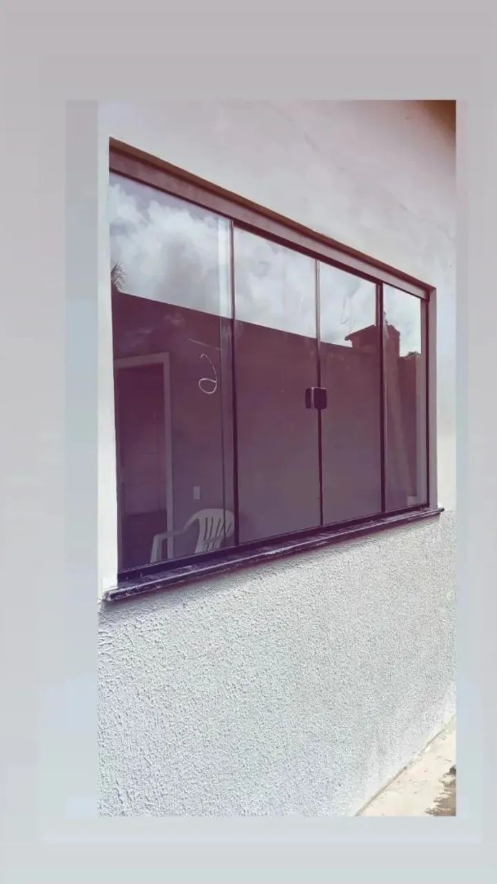 Portas de vidro temperado com moldura de alumínio - Foto 5
