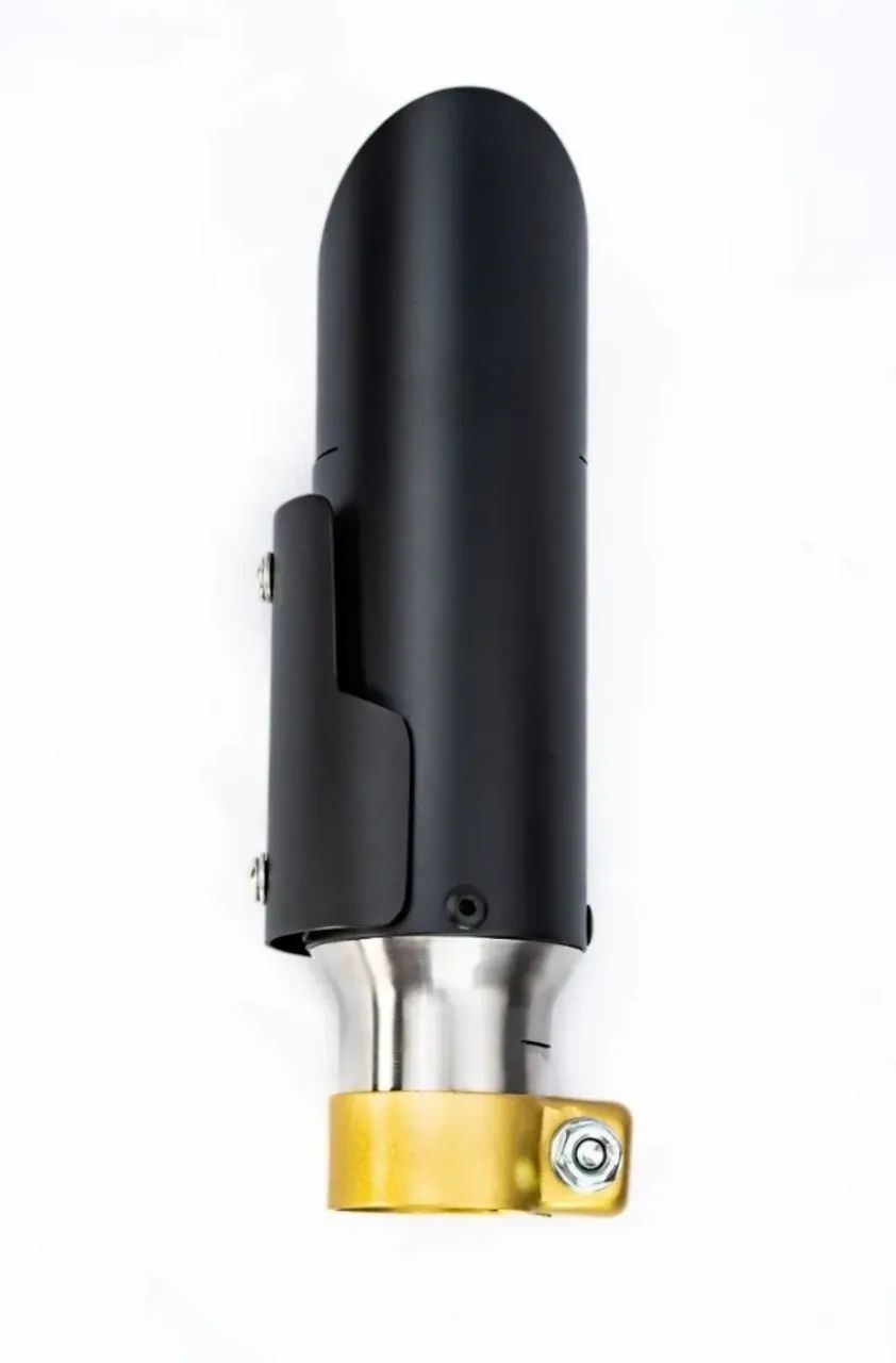 Ponteira de Escape Preto para Royal Enfield Meteor 350 / Classic 350 Novo - Foto 4