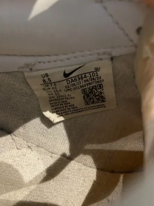 Tênis Nike Blazer low 77 Vintage Branco - Foto 3