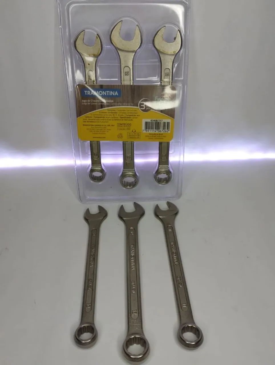 Jogo de Chaves de Boca Tramontina 3 Peças - faço entrega