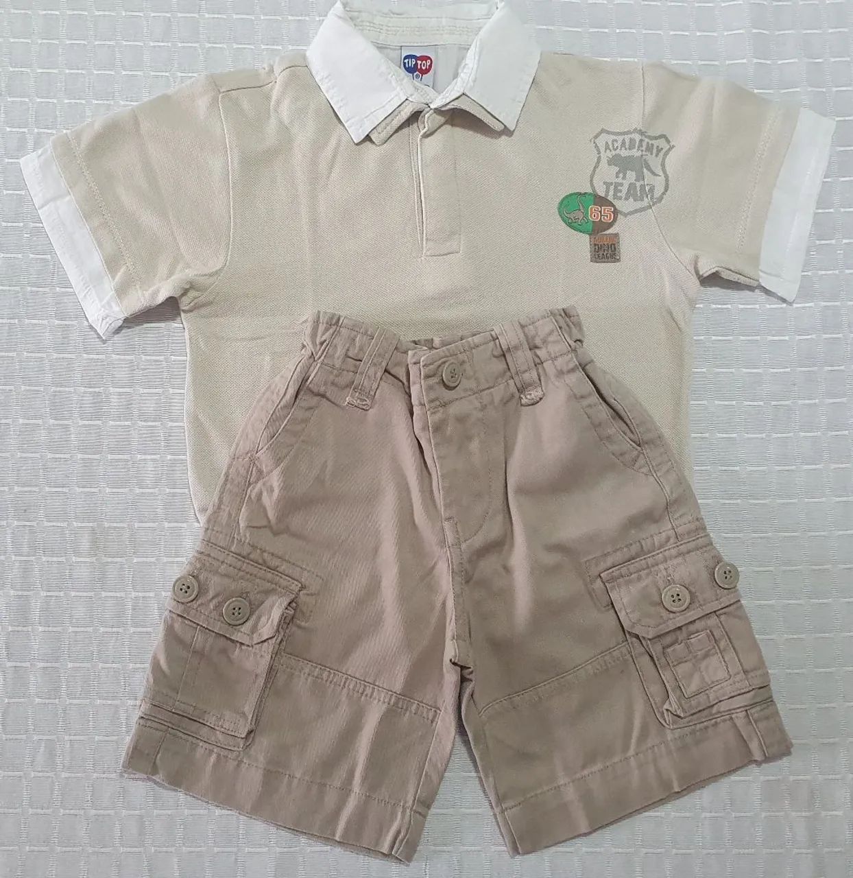 Conjunto Infantil - Bermuda e Camisa